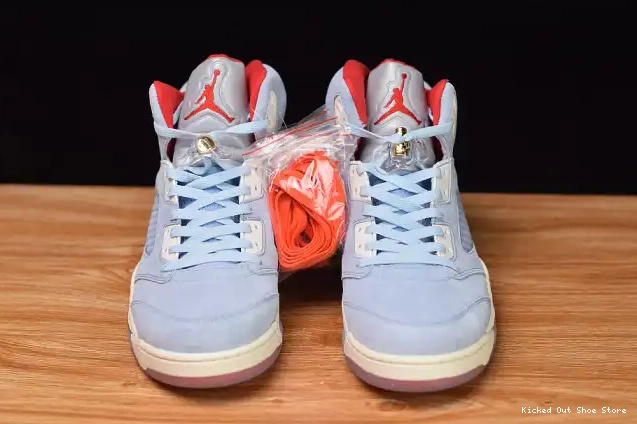 Kicked Out Shoe Store Air 5 CI1899-400 JSP Ice Jordan x Blue Trophy Room 0509